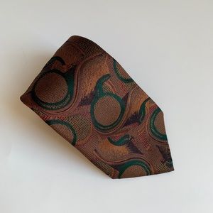 Italian silk vintage necktie